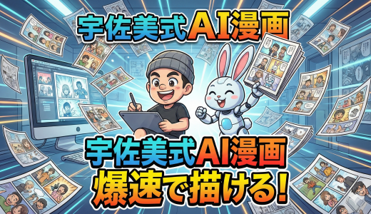 【革命】1コマずつの作業はもう終わり。爆速で物語を紡ぐ「宇佐美式AI漫画」の衝撃