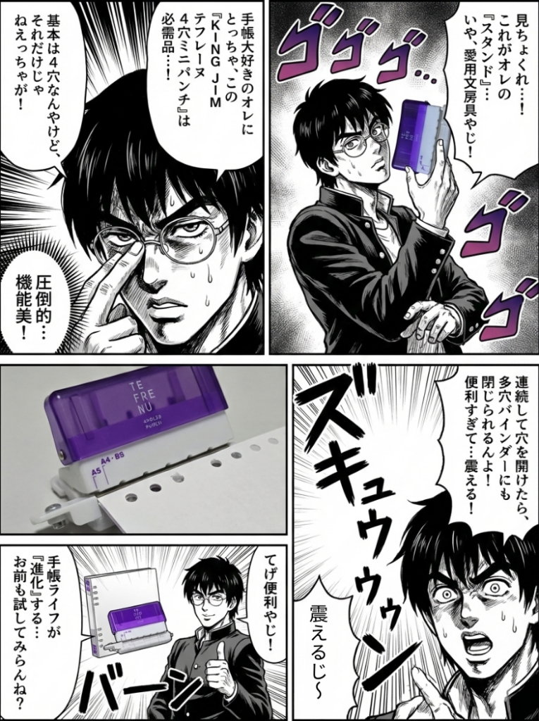 写真だけでは伝わらない「朝のワクワク感」も、漫画なら一瞬で伝わります。